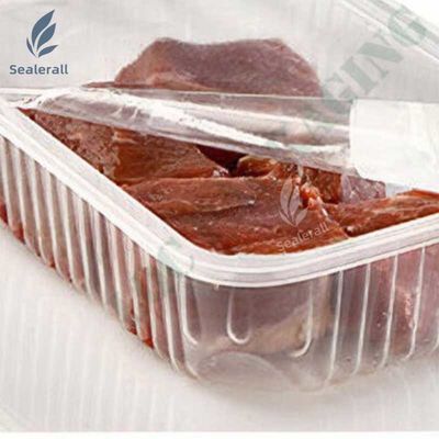 kaufen Elektrisch gekochte Schweinefleisch automatische Tray Versiegelungsmaschine Verpackung Versiegelungsmaschine online manufacture