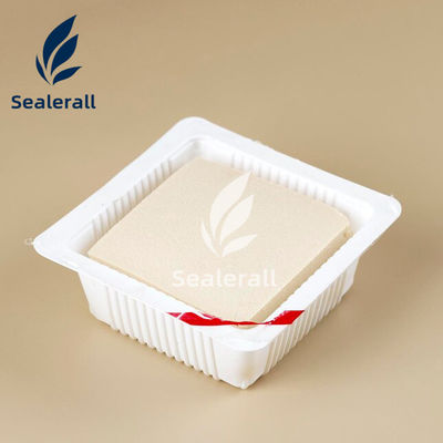 kaufen Energieeffiziente Tofu-Kartenversiegelungsmaschine Tray Versiegelungsverpackungsmaschine online manufacture