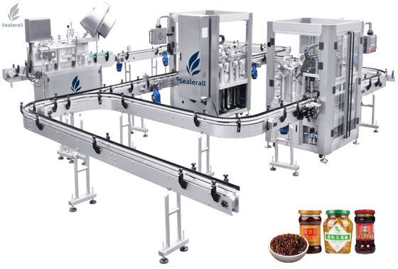 kaufen Hochgeschwindigkeits-Energieeffizienz-Sauce Automatische Flaschenfüllmaschine Automatische Flüssigkeitsverpackungsmaschine online manufacture